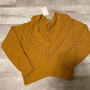 NWT Mustard sweater size L